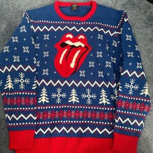 Rolling stones ugly Christmas sweater